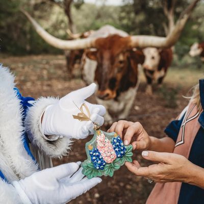 Texas Bluebonnet 2025 Texan Christmas Ornament