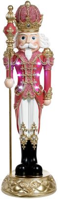 Jeweled Nutcracker with Staff 20&quot;