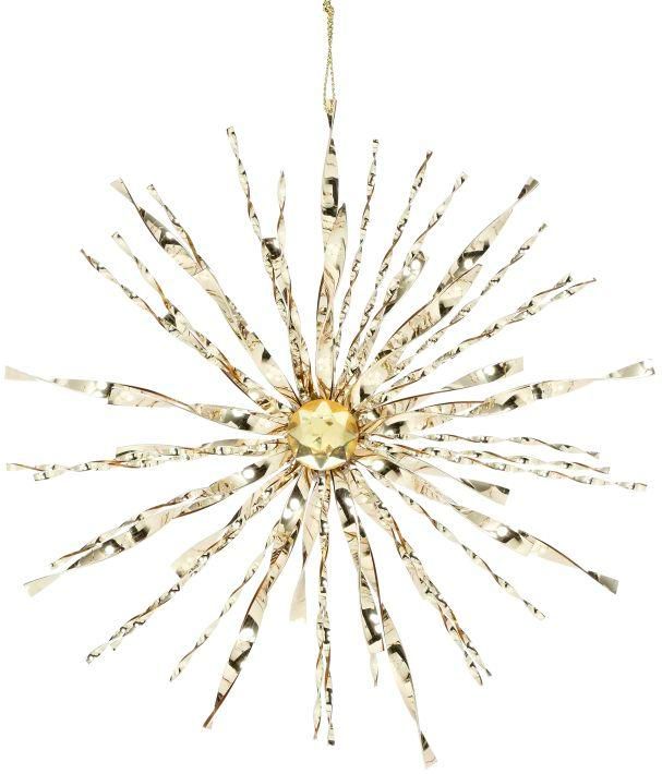 Golden Star Ornament 6&quot;