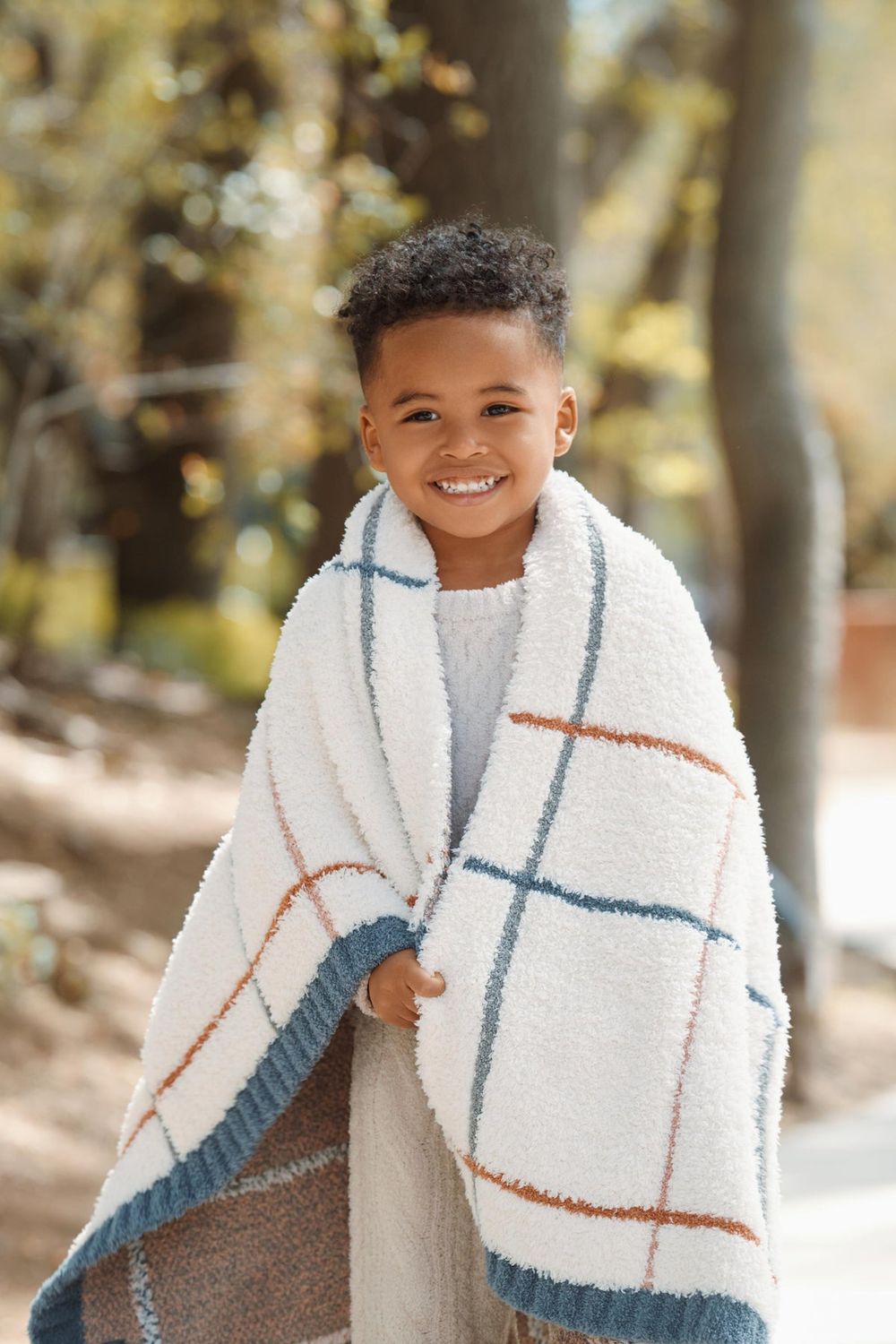 CozyChic® Multicolor Plaid Stroller Blanket