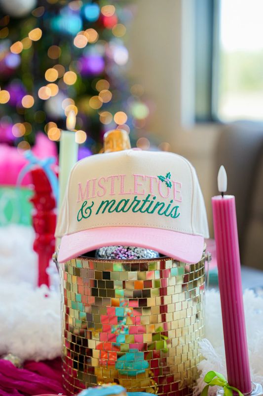 Mistletoe &amp; Martinis Cap