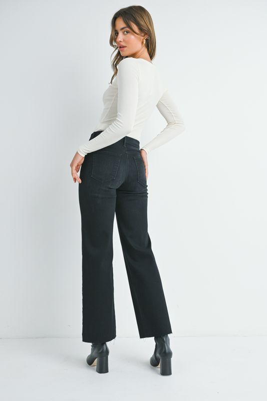 Slim Palazzo w/Scissor Cut