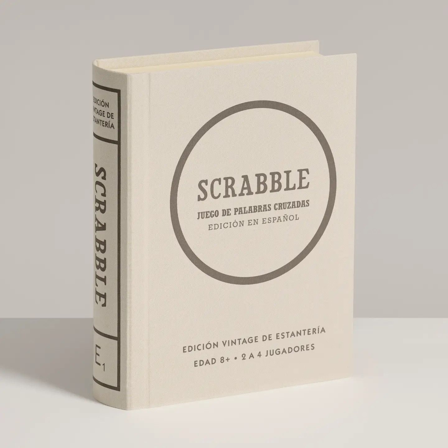 Scrabble Spanish Vintage Bookshelf Edition