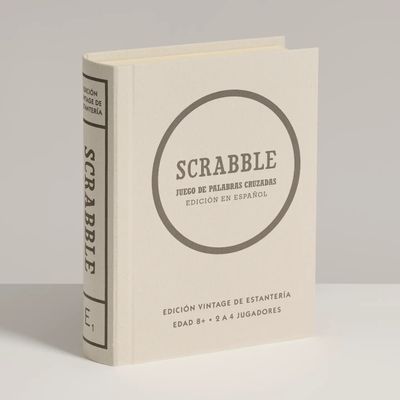 Scrabble Spanish Vintage Bookshelf Edition