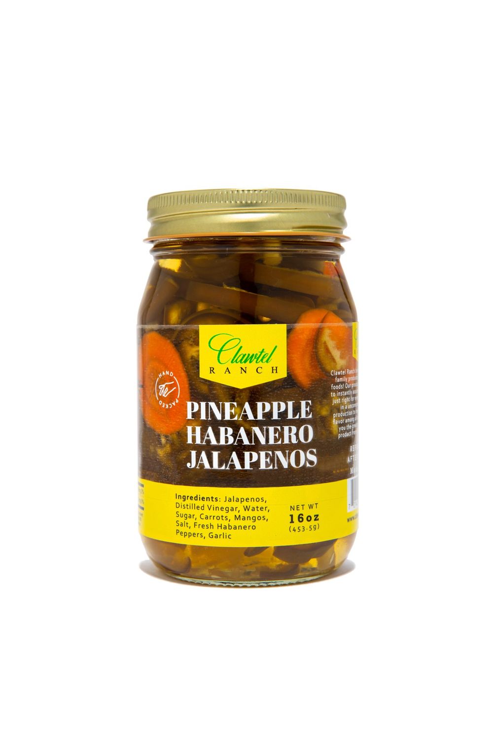 Pineapple Habanero Jalapenos 16oz.