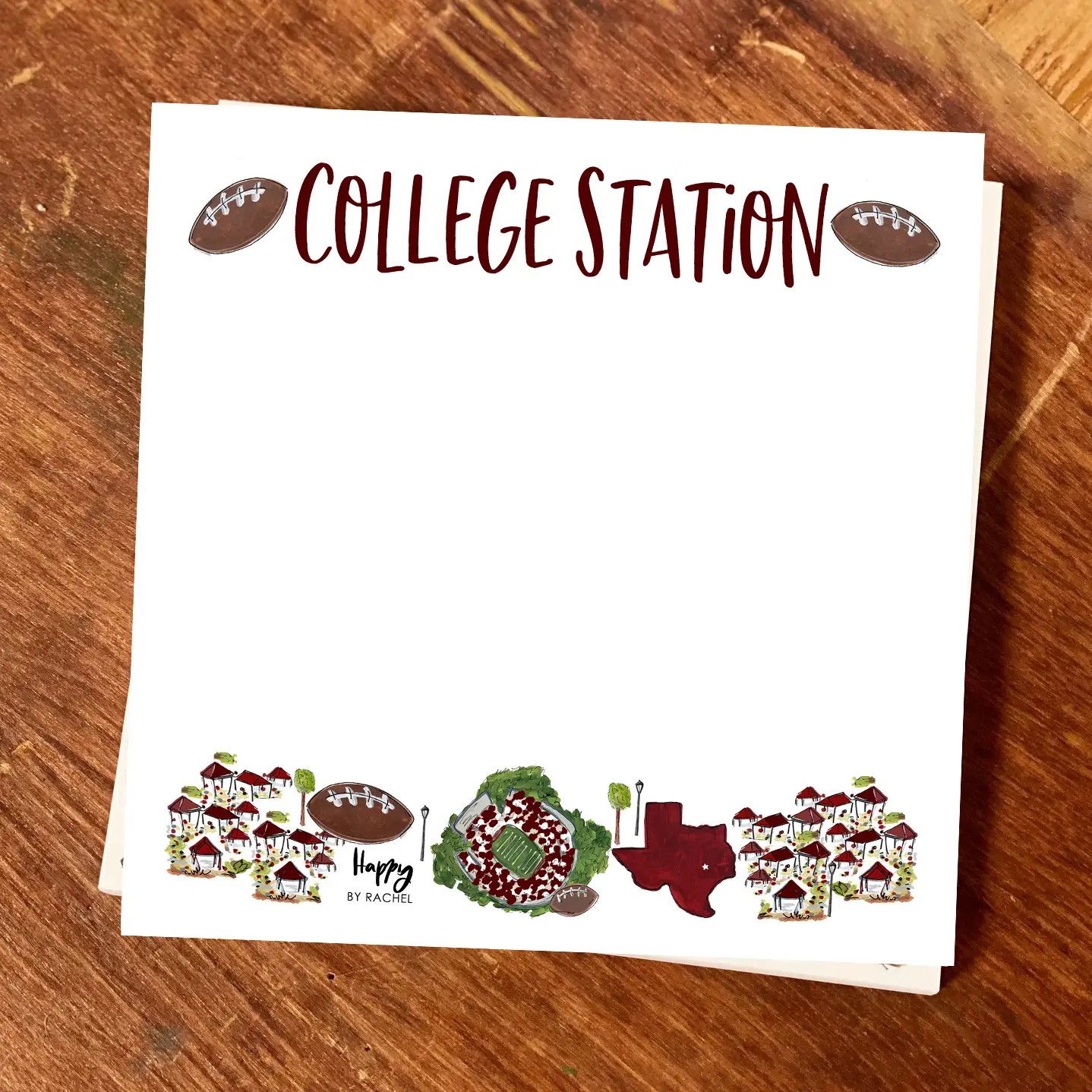 College Station Chunky Notepad