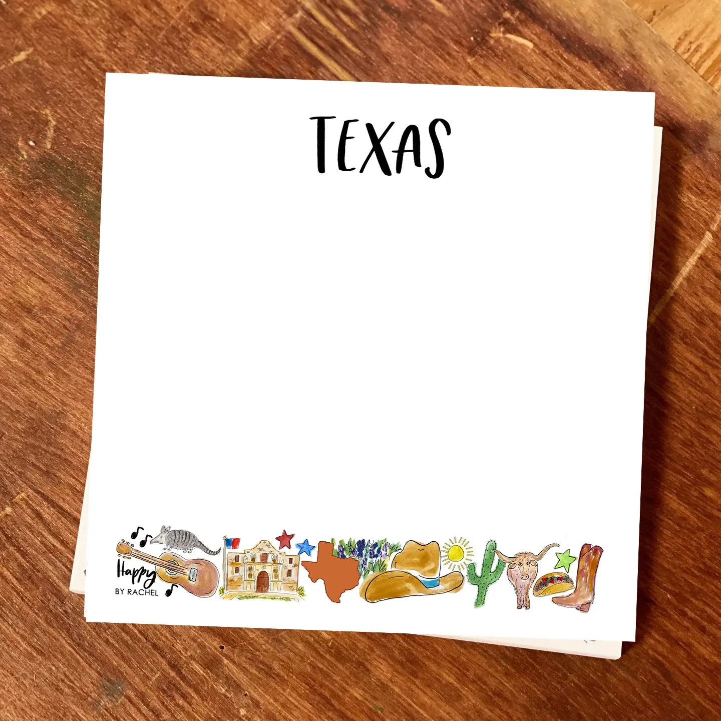 State of Texas Chunky Notepad