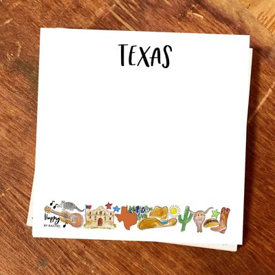 State of Texas Chunky Notepad