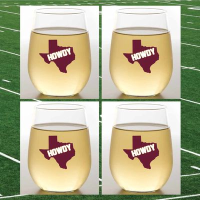 Unbreakable Stemless Wine Glasses 2pk Aggies