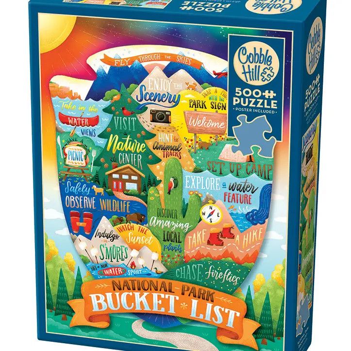 National Park Bucket List 500pc Puzzle
