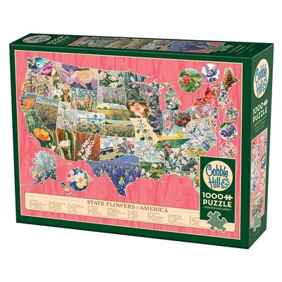 State Flowers of America 1000pc Puzzle