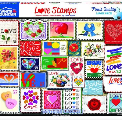 Love Stamps - 1000 Piece Jigsaw Puzzle