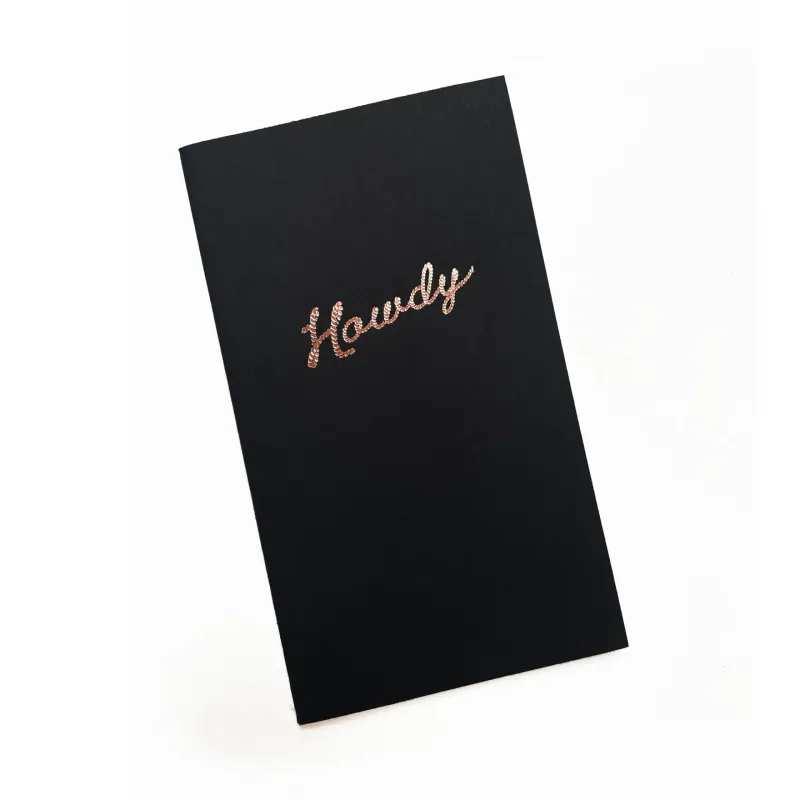 Howdy Mini Saddle Stitch Notebook