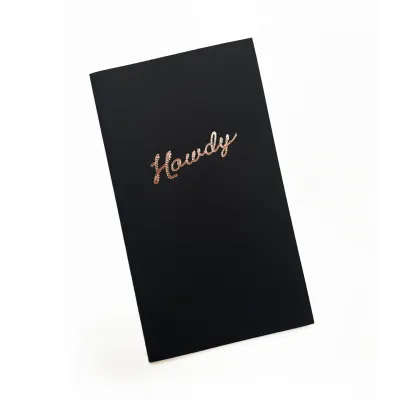 Howdy Mini Saddle Stitch Notebook