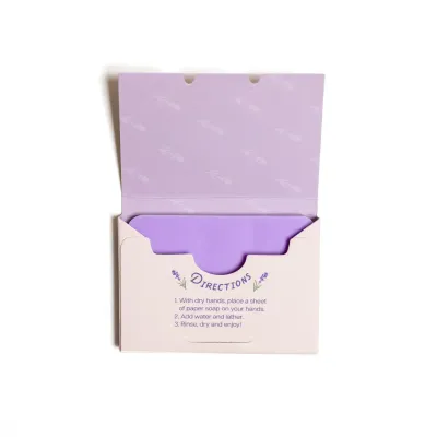 Lavender Paper Soap-Travel Size