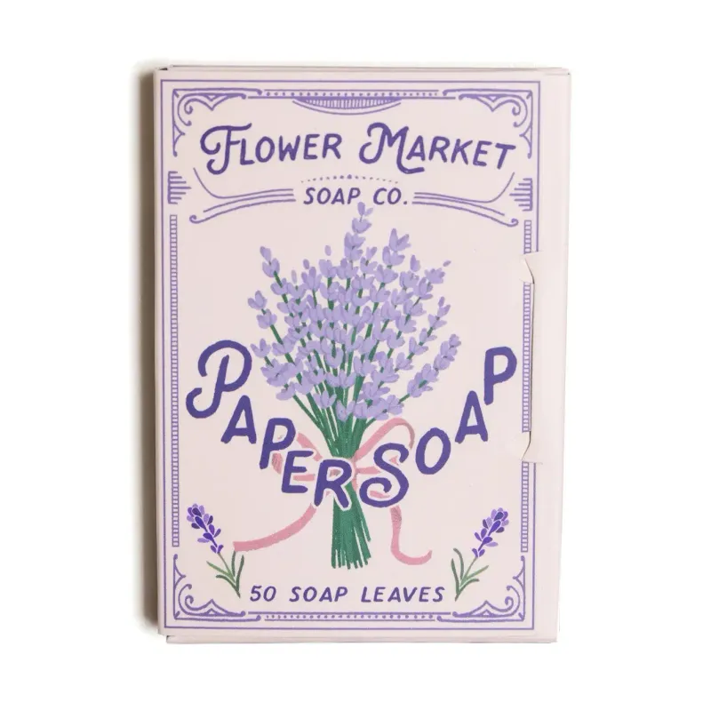 Lavender Paper Soap-Travel Size