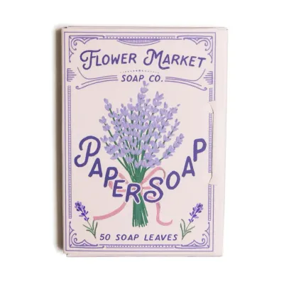 Lavender Paper Soap-Travel Size