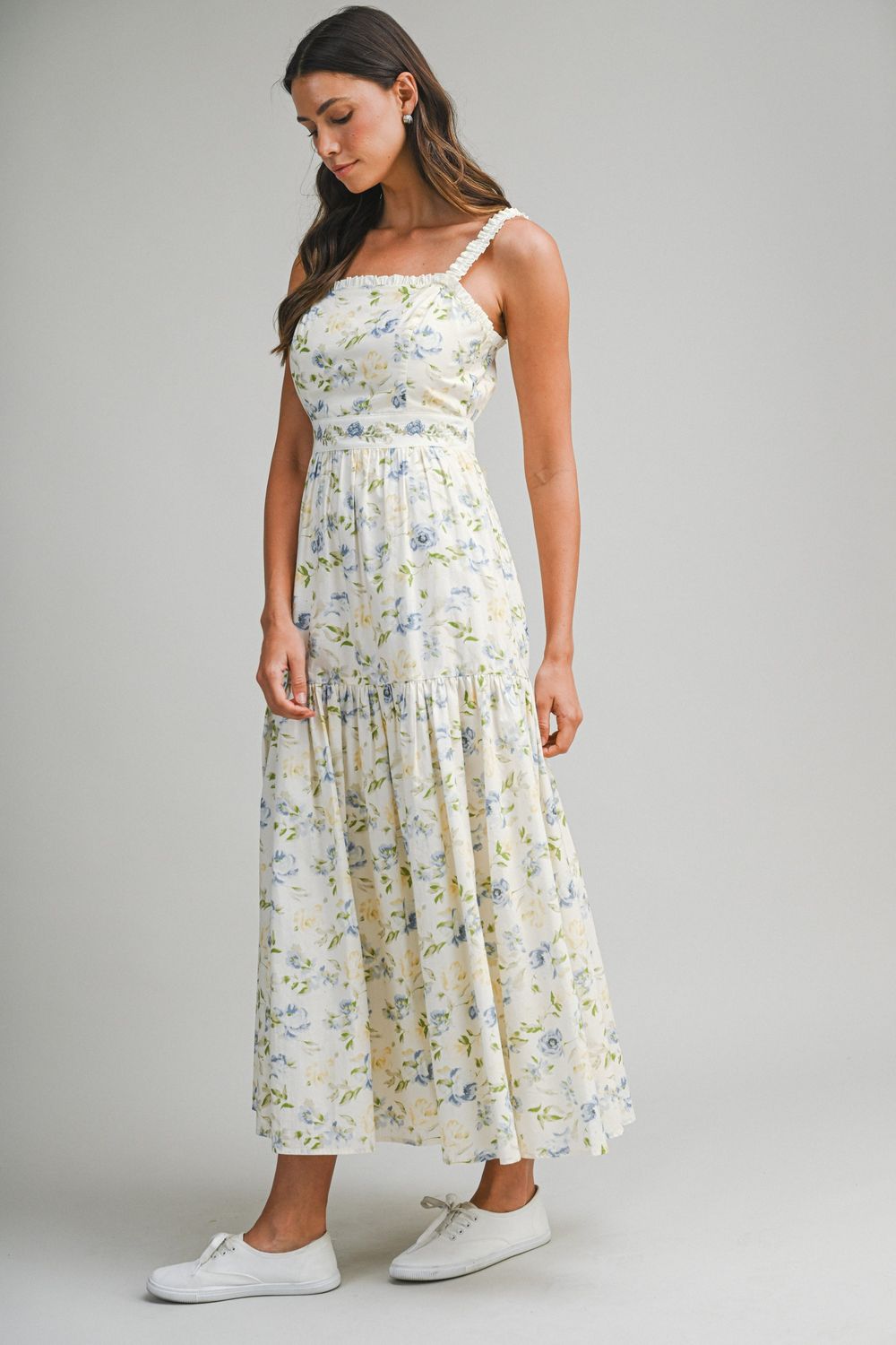 Floral Print Midi Dress