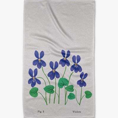 February Violets Towel