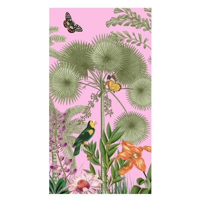 Paradise Garden Pink Guest Towel