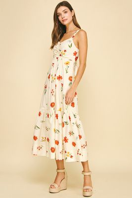 Floral Tiered Maxi Dress