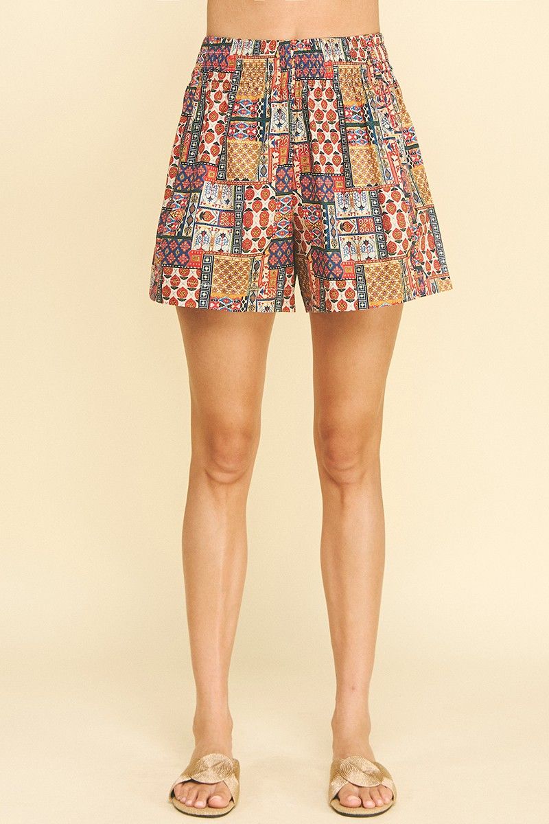 Patchwork Shorts