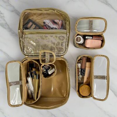 Mini Diva Makeup Case - Glimmer Leopard