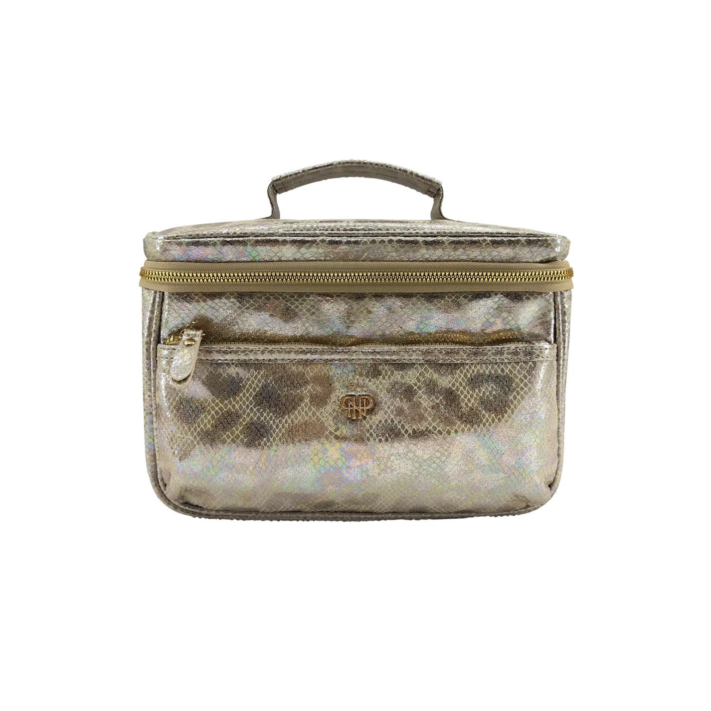 Classic Train Case - Glimmer Leopard