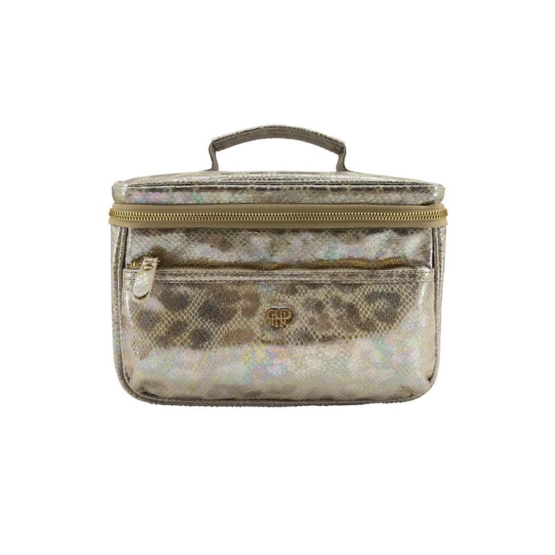 Classic Train Case - Glimmer Leopard