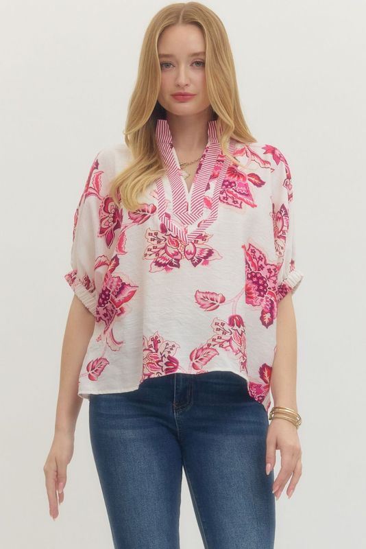Floral Dolman Top