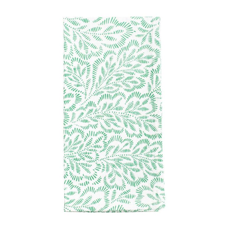Block Print Leaves Cotton Napkins