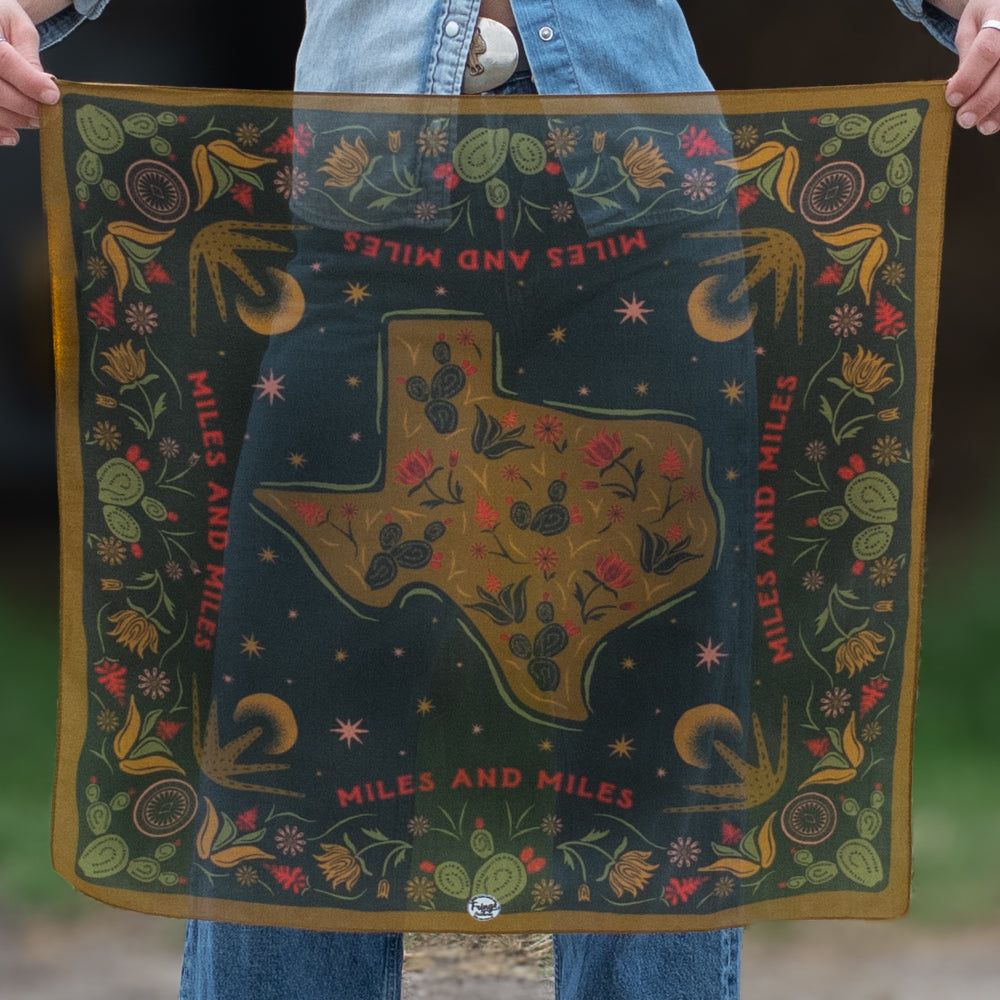 Miles and Miles - Bandana Black