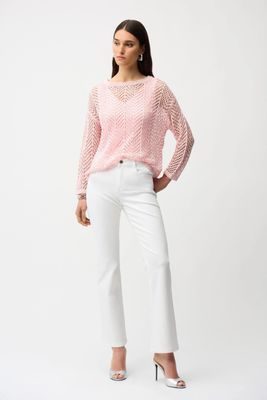 Sequins Yarn Long Sleeve Sweater