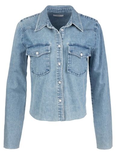 Posey Denim Shirt, Color: Addressed, Size: X-Small