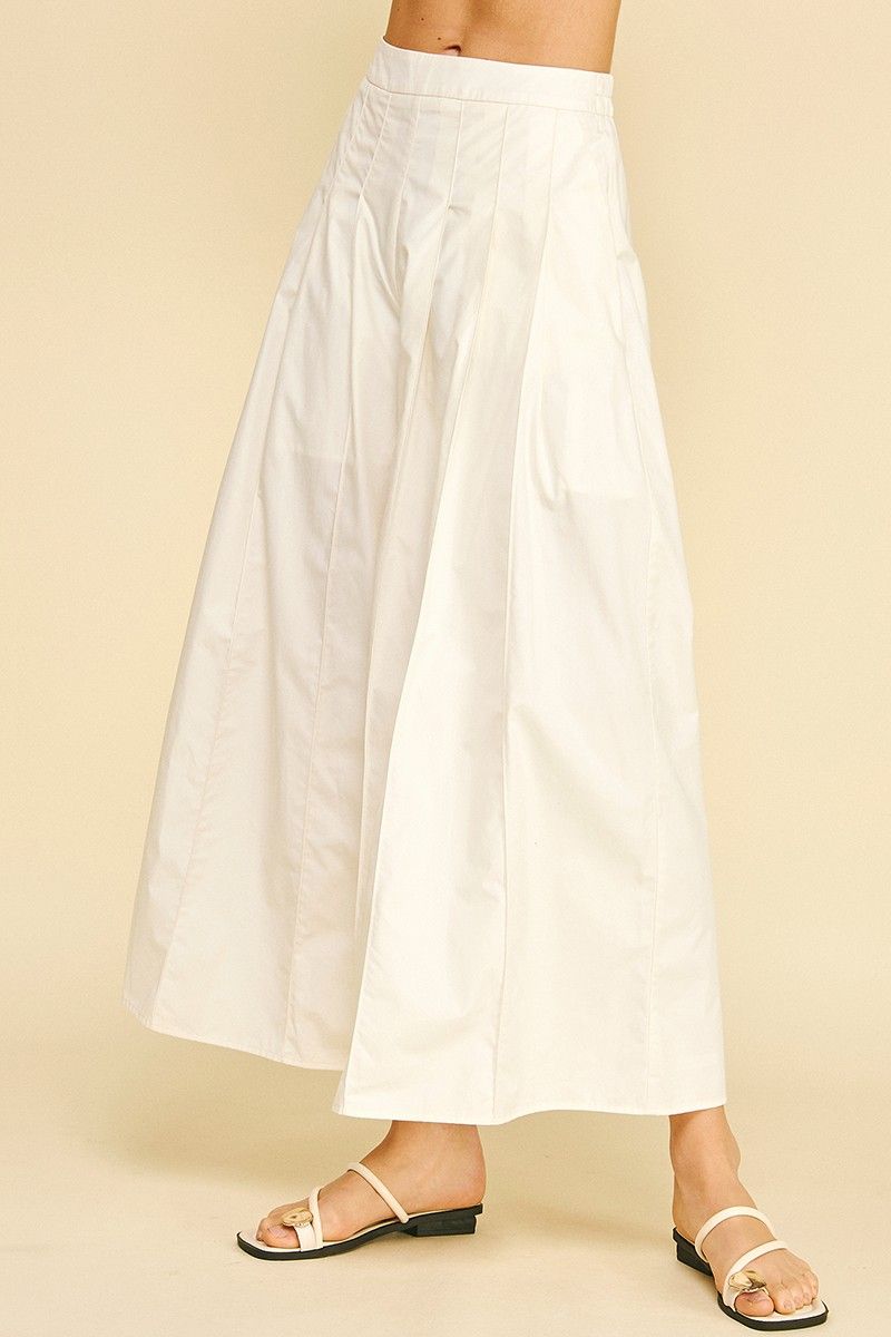 Pleated Wide Leg Pants