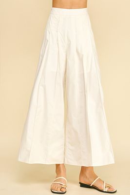 Pleated Wide Leg Pants