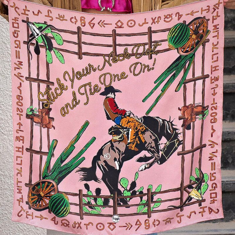 Stick Your Neck Out And Tie One On-Pink