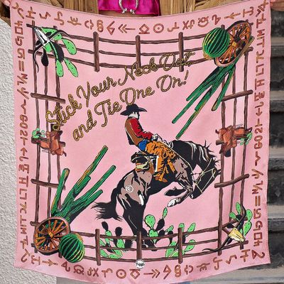 Stick Your Neck Out And Tie One On-Pink