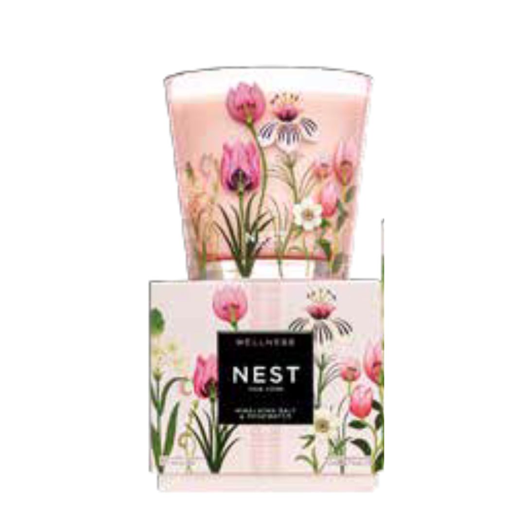 Himalayan Salt &amp; Rosewater Specialty 3 Wick Candle