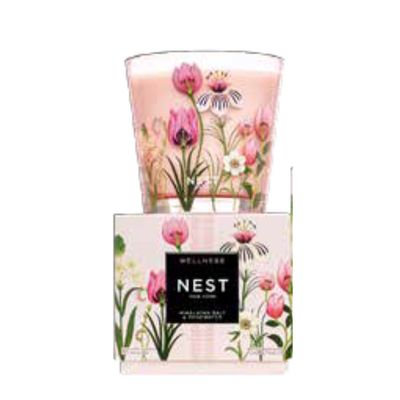 Himalayan Salt &amp; Rosewater Specialty 3 Wick Candle