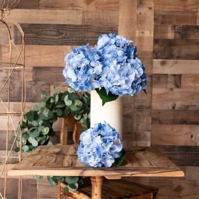 20" Real Touch Blue Hydrangea