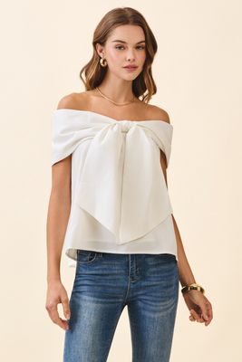 Bow Off The Shoulder Top