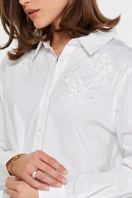 Floral Applique Shirt