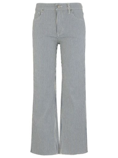 Kelsy HR Jean w/Inset Leg, Color: Navy/Ivory, Size: 00