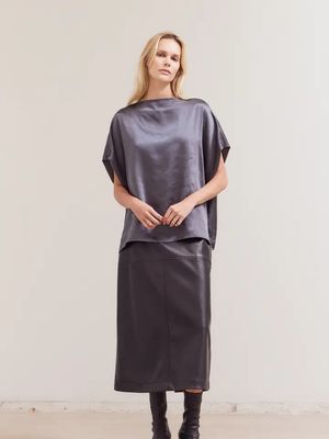 Draped Loose Fit Top