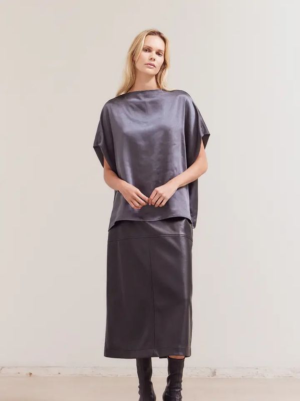 Draped Loose Fit Top