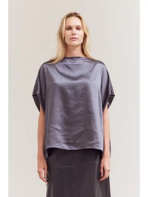 Draped Loose Fit Top