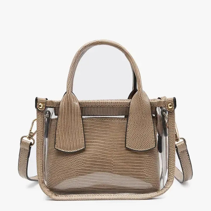 Stacey Clear Satchel w/Inner Bag