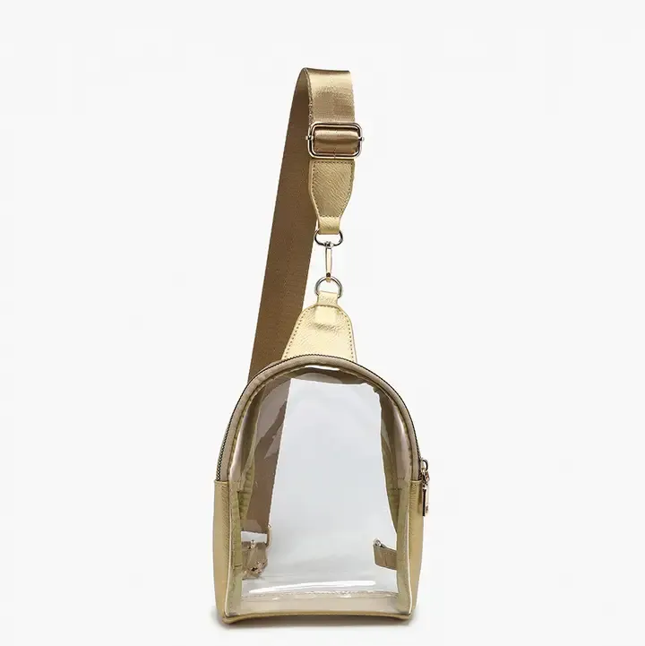 Ellen Clear Sling Bag w/ Removable Strap