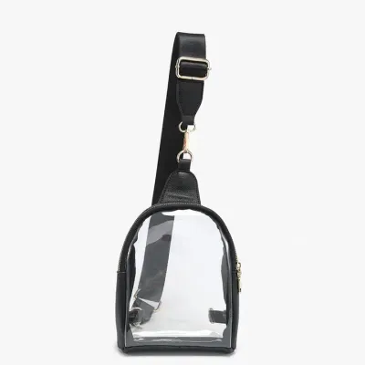 Ellen Clear Sling Bag w/ Removable Strap